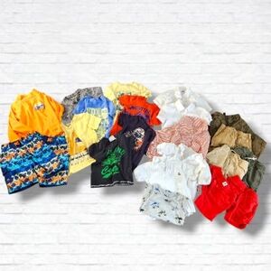 3T Boys Summer 24-Piece Top & Shorts Bundle Size 3T Various Brands